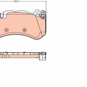 Must-Have TRW GDB2220 - Bremsbelagsatz, Scheibenbremse