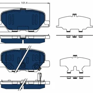 Direkt Vom Hersteller TRW GDB3583BTE - Bremsbelagsatz, Scheibenbremse - ELECTRIC BLUE