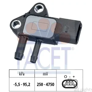 FACET 10.3297 - Sensor, Abgasdruck Knallerangebot
