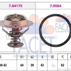 Rabatt FACET 7.8417 - Thermostat, Kühlmittel