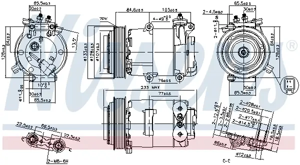 NISSENS 89569 - Kompressor, Klimaanlage - ** FIRST FIT ** Bestseller