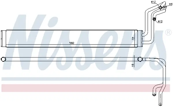 Sale NISSENS 90633 - Ölkühler, Lenkung