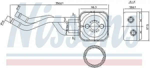Direktkauf NISSENS 90685 - Ölkühler, Motoröl - ** FIRST FIT **