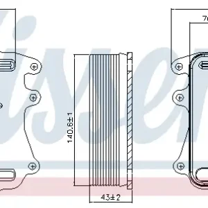Sichere Zahlung NISSENS 90903 - Ölkühler, Automatikgetriebe - ** FIRST FIT **