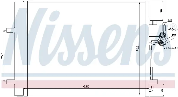 Abverkauf NISSENS 940044 - Kondensator, Klimaanlage - ** FIRST FIT **