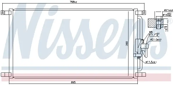 Direkt Vom Hersteller NISSENS 940104 - Kondensator, Klimaanlage - ** FIRST FIT **