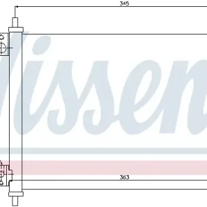 Neue Ware NISSENS 940078 - Kondensator, Klimaanlage