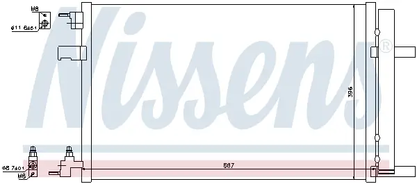 Günstig NISSENS 940135 - Kondensator, Klimaanlage - ** FIRST FIT **