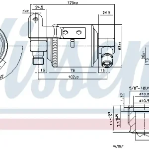 Neue Kollektion NISSENS 95109 - Trockner, Klimaanlage