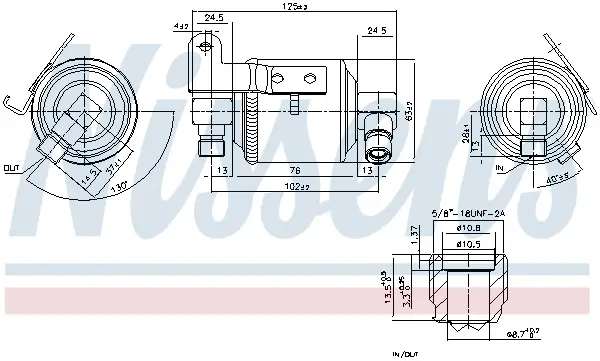 Neue Kollektion NISSENS 95109 - Trockner, Klimaanlage
