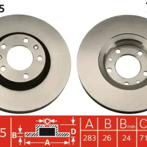 Sale TRW DF1225 - Bremsscheibe