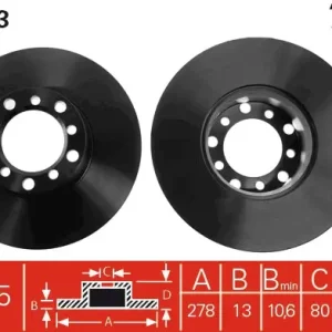 Expressversand TRW DF1573 - Bremsscheibe