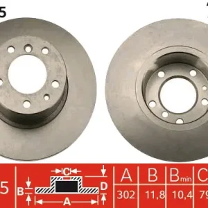 Günstig TRW DF2555 - Bremsscheibe