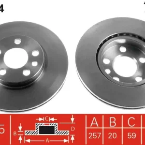Markenware TRW DF2754 - Bremsscheibe