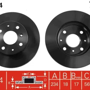 Echt TRW DF3114 - Bremsscheibe