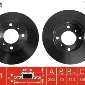 Preisreduziert TRW DF4021 - Bremsscheibe