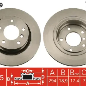 Echt TRW DF4069 - Bremsscheibe