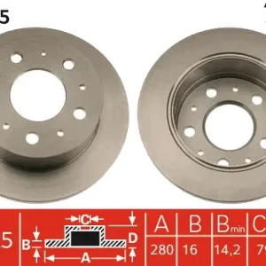 Knallerangebot TRW DF4245 - Bremsscheibe
