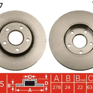 Bestseller TRW DF4277 - Bremsscheibe