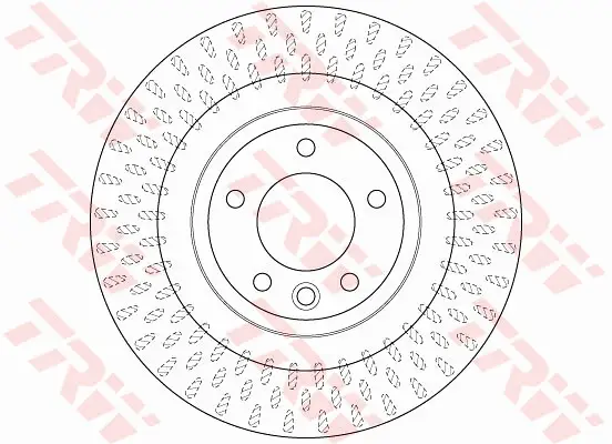 Begrenztes Angebot TRW DF6528S - Bremsscheibe - TRW SINGLE