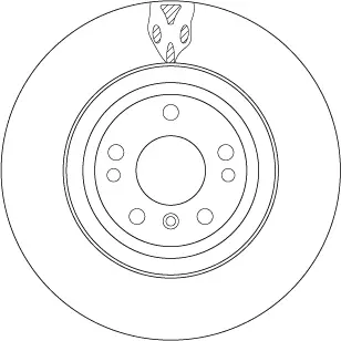 Kracherpreis TRW DF6833S - Bremsscheibe - TRW SINGLE