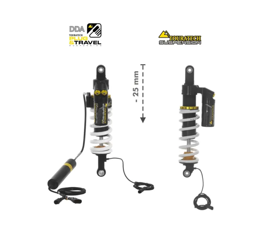 Kracherpreis Touratech Suspension FAHRWERKSET Plug & Travel Tieferlegung -25mm für BMW R1200GS Adventure 2014 - 2016