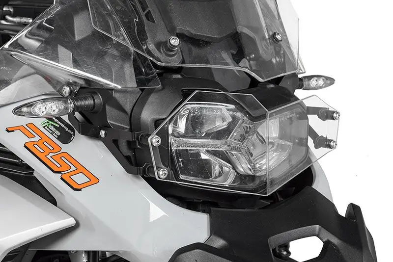 Scheinwerferschutz Makrolon mit Schnellverschluss für BMW F900GS Adventure/ F850GS Adventure *OFFROAD USE ONLY* Neue Kollektion