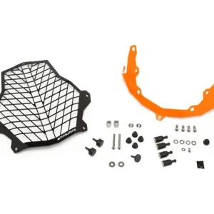 Scheinwerferschutz mit Schnellverschluss, orange, für KTM 1050 Adventure, 1090 Adventure, 1190 Adventure/ R, 1290 Super Adventure *OFFROAD USE ONLY* Aktuell
