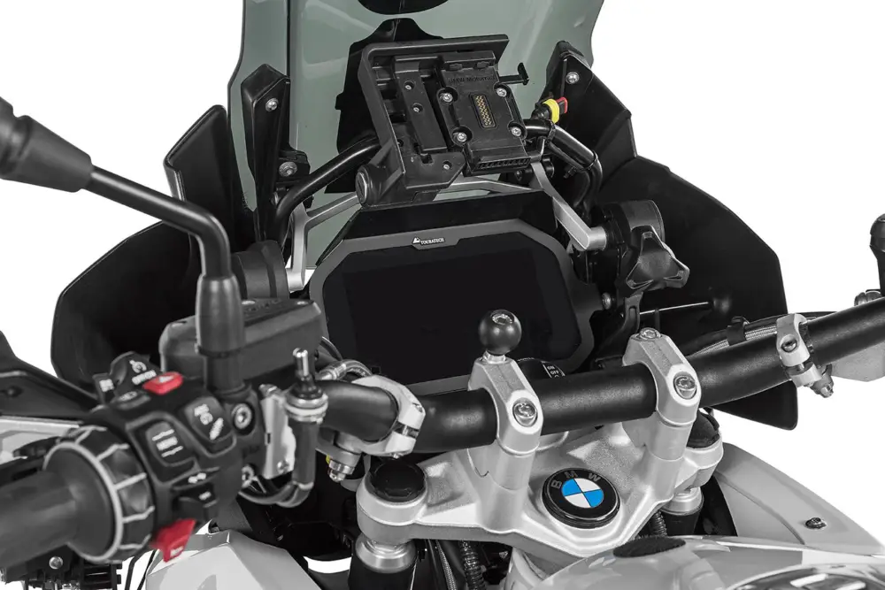 TFT Diebstahlschutz, Aluminium, mit Sonnenblende für BMW R1250GS/ R1250GS Adventure/ R1200GS (LC) (2017-)/ R1200GS Adventure (LC) (2017-) Beliebt