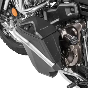 Preiswert Motorrad Werkzeugbox mit Motorsturzbügel - komplett - Edelstahl für Yamaha Ténéré 700 (-2024)