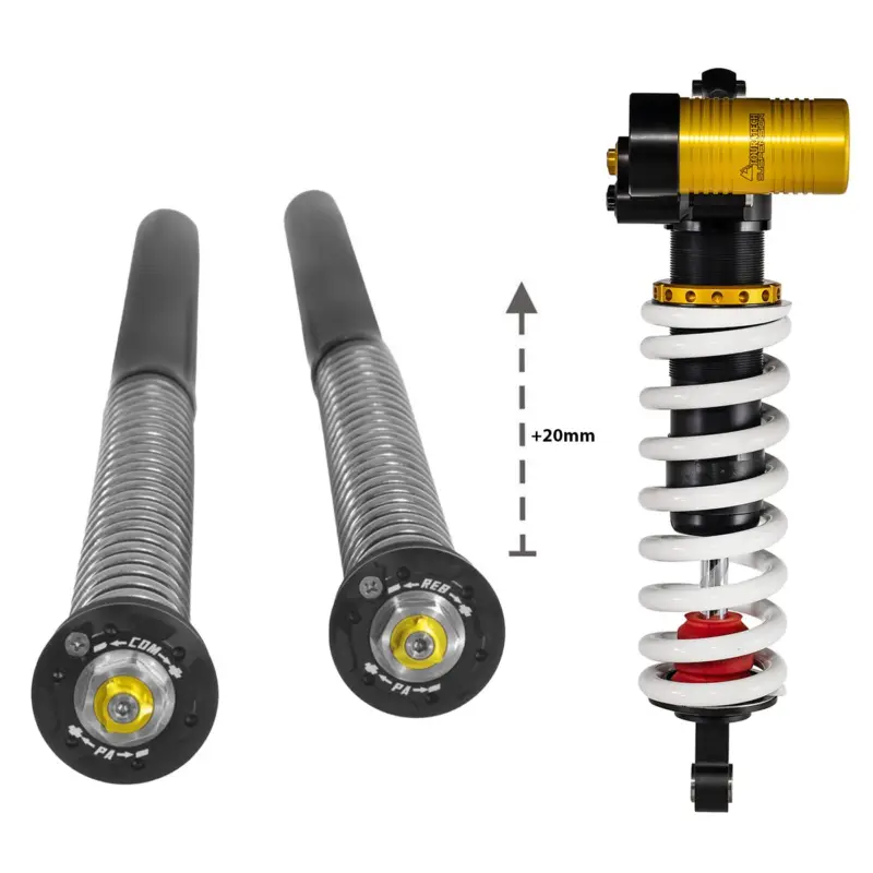 Touratech Suspension +20mm Höherlegungsset Extreme2 Federbein + Cartridge Extreme für KTM 790 Adventure R/ KTM 890 Adventure R/ Norden 901 Expedition Preis Gesenkt