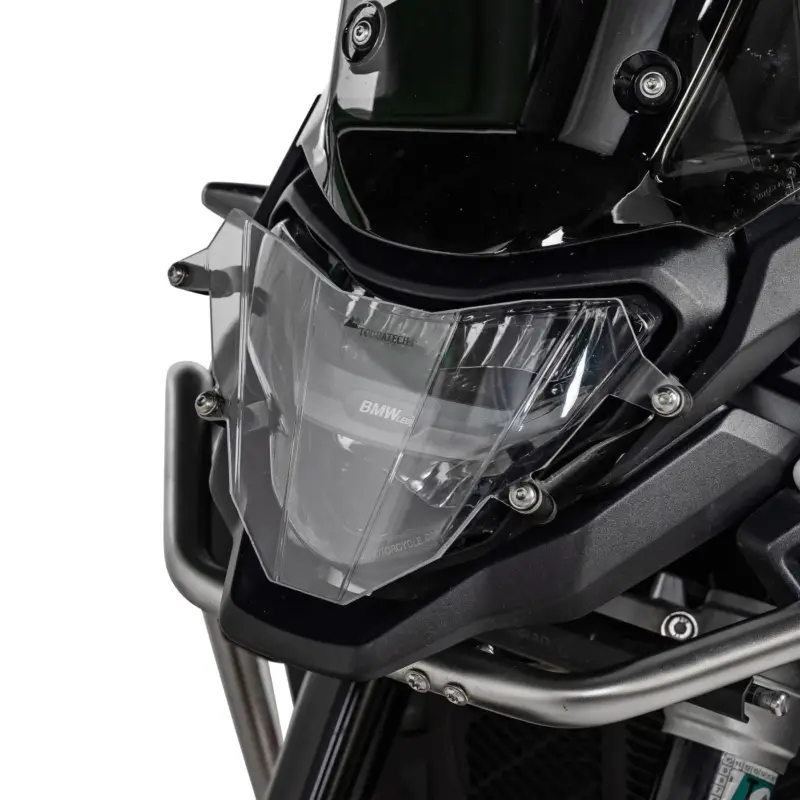 Ausverkauf Scheinwerferschutz Makrolon mit Schnellverschluss BMW F900GS *OFFROAD USE ONLY*