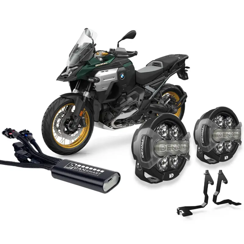 Begrenztes Angebot LED-Zusatzscheinwerferset DENALI D7 Pro für BMW R1300GS Adventure