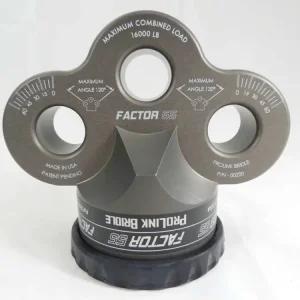 Schneller Versand "FACTOR 55" PROLINK BRIDLE WINCH SHACKLE MOUNT, GRAY