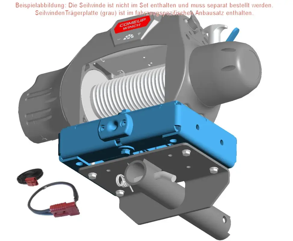 Neu Option Seilspulung für Hidden Multi-Mount, inkl Seilspulung und Kabel