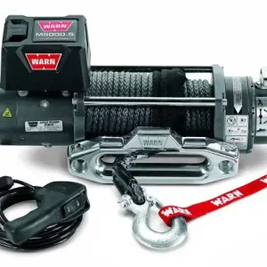 WARN Seilwinde M8000-s 12V 3.600 kg 24m x 9.5mm Spydura Kunststoffseil Markenprodukt