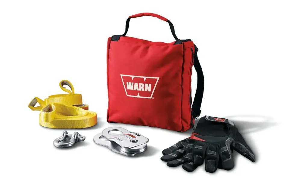 Schneller Versand WARN ATV Tasche mit Bergezubehör