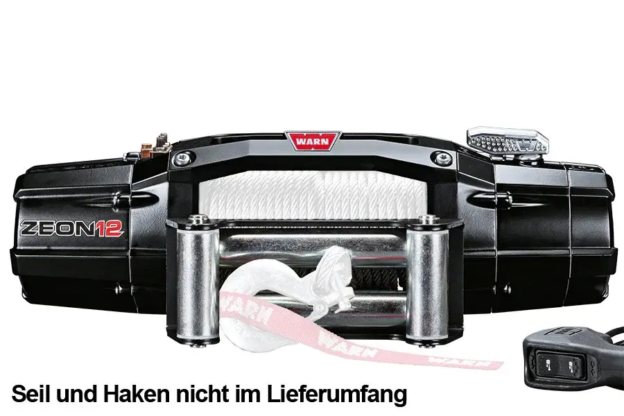 Nur Heute WARN Seilwinde ZEON 12 24V 5.443 kg Zugkraft, ohne Seil, inkl. OLI