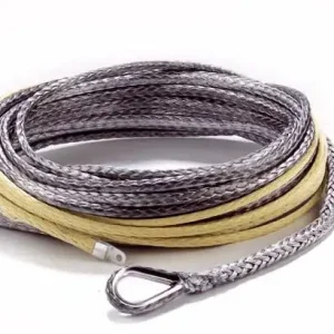 Schnäppchen Kunststoffseil Dynatec, MBK 90 kN 38m x 9mm, Ende mit Kabelschuh