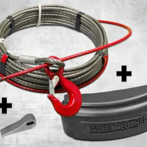 Letzte Chance Stahlseilset Zeon 12, 24m x 9,5mm, MBK 141,21kn, RSF-Abdeck.