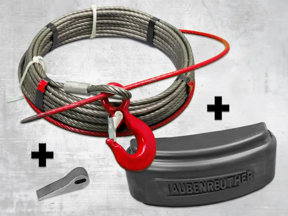 Letzte Chance Stahlseilset Zeon 12, 24m x 9,5mm, MBK 141,21kn, RSF-Abdeck.