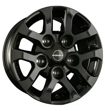 Letzte Chance CW Alufelge LD 8x16, ET+5, 5x165,1 Defender, Disco I, Range Rover, schwarz