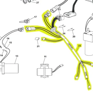 Sonderangebot SNO-WAY Kabelstrang RVB Steuergerät zu Motor Antrieb, Schnecke, Vibrator