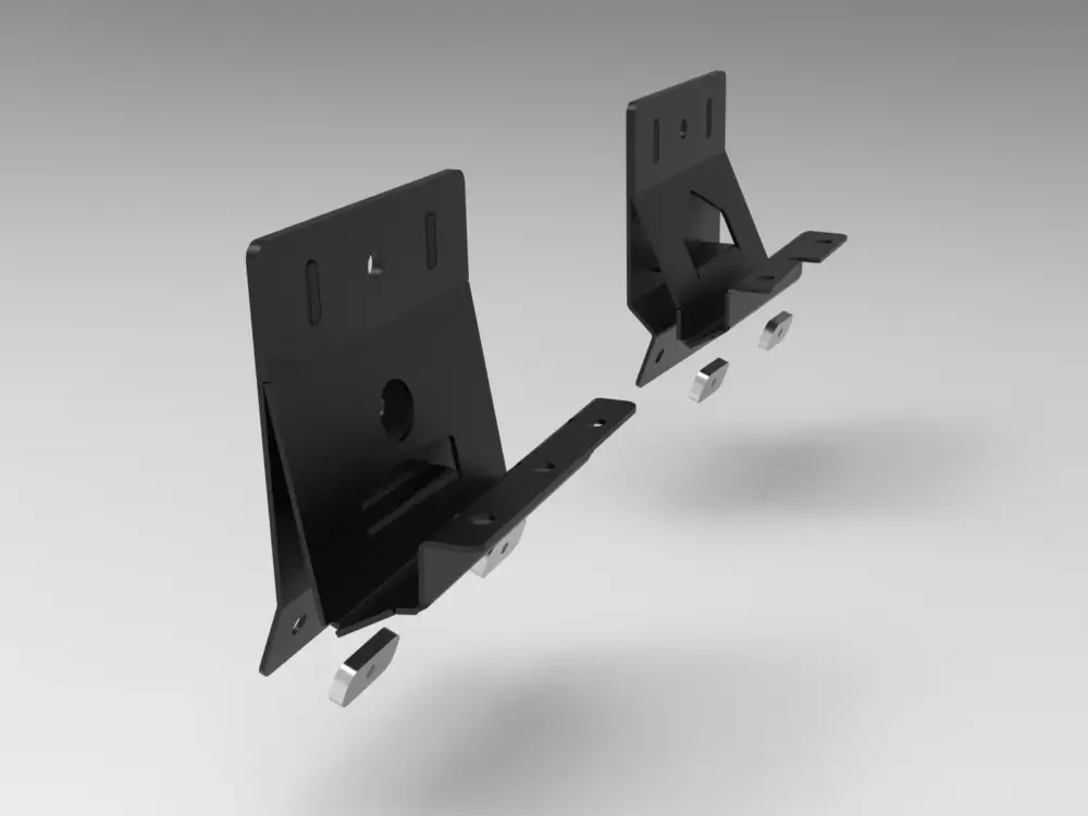 Markisenmontagesatz VW T6 mit Hubdach für Markisen in 2500mm Länge Neue Ware