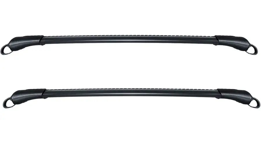 Letzte Chance Rhino Rack StealthBars JA8344, schwarz, 2 Querträger & Montagekit