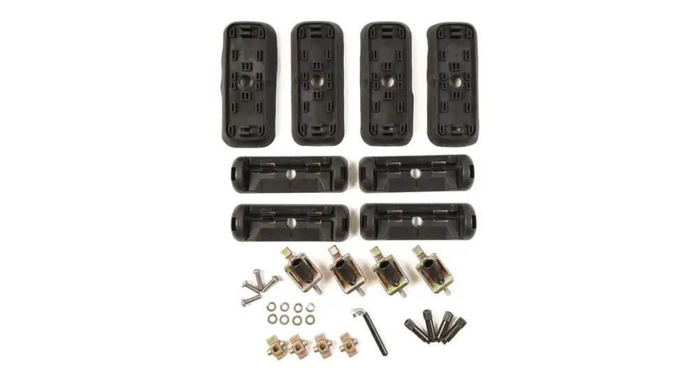 Online Kaufen Fußkit für Rhino 2500 Multi Fit System 4 Klammern und 4 Gummiunterlagen
