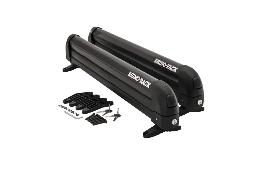 Expressversand Rhino Rack Skiträger 576, abschließbar, 695mm Innenlänge