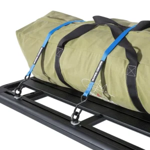 Rhino Rack Zurrgurt (2), Klemmschloß mit Gummischutz und Haken, 3m lang, blau Billig