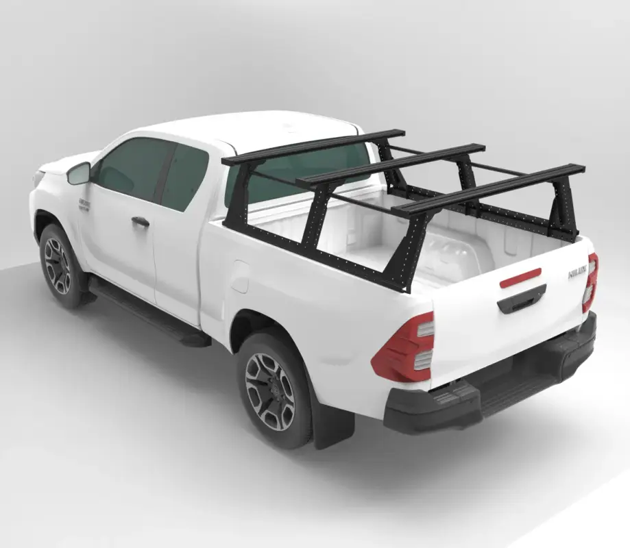 Schneller Versand Muli-Rack System "hoch" XtraCab, inkl. 3 Rhino Rack Reconn Querträger
