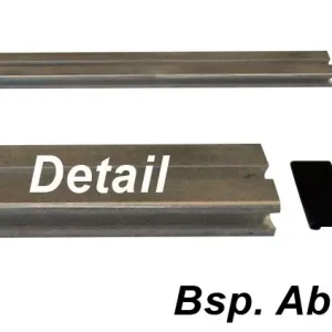 Bestseller UPRACKS Front/Heck Reling 75cm, Stück , schwarz, für 1477mm breite Dachträger